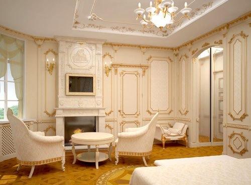 Лепнина в современном интерьере. 02