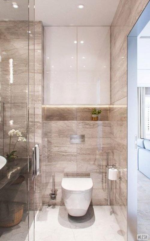 Использование материалов с имитацией под натуральный камень помогает сделать любой интерьер благороднее. 02