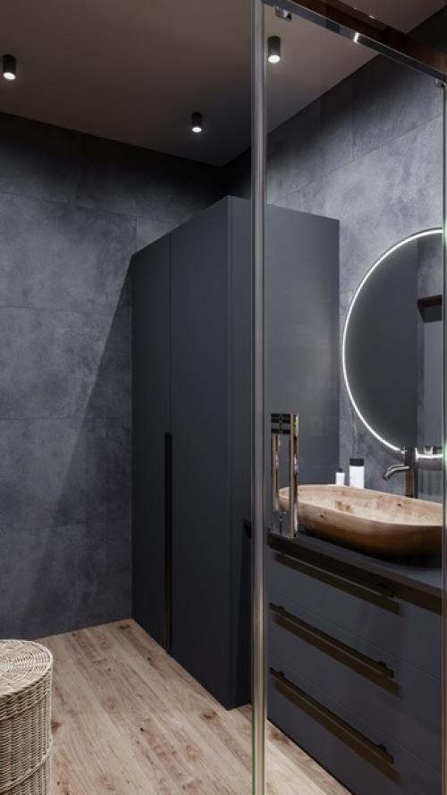 Ванная комната.  Площадь помещения 5, 25 кв. 01