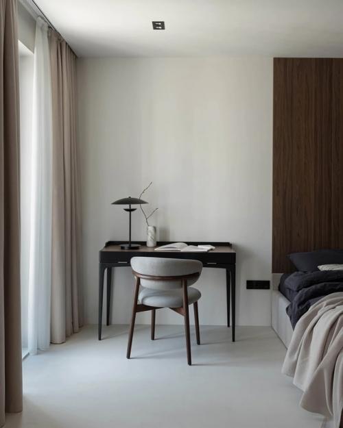 Легкий и минималистичный интерьер квартиры для девушки. 05