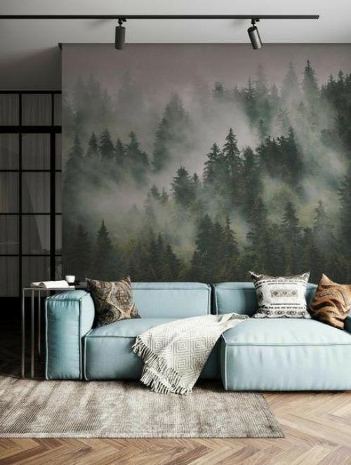 Фотообои в интерьере дома могут помочь создать уникальный и неповторимый дизайн. 01