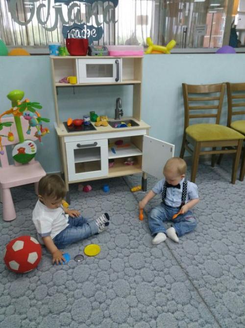 Сегодня на чудесном дне рождении Илюши в кафе облака были! 02