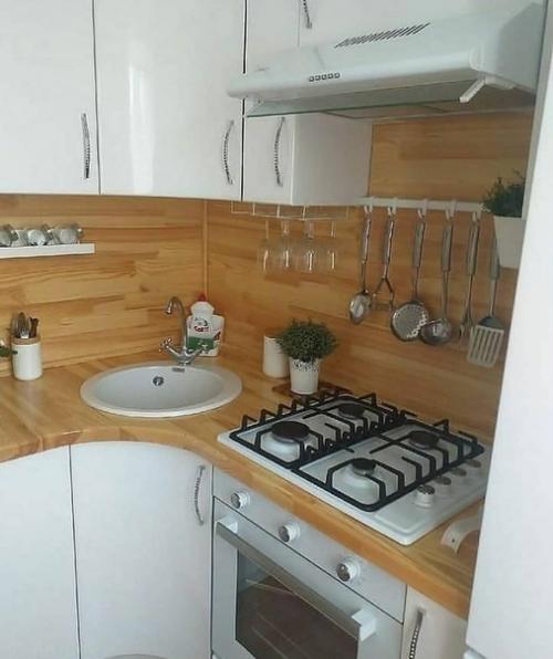 Кухня в хрущевке - это ещё та головоломка для хозяйки. 02