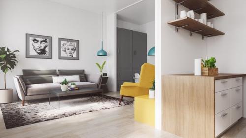 Выбирая оформление для квартиры в ЖК Новокрасково учтите, что белый цвет придает комнате более чистый и аккуратный вид. 02