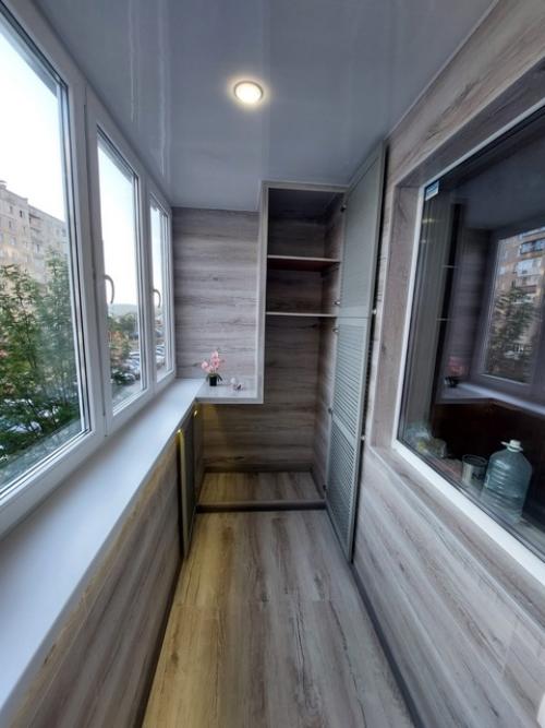 Лоджия в 5-ом микрорайоне - Лоджия под Ключ - всё от остекления до уборки строительного мусора и монтажа функциональных аксессуаров. 03