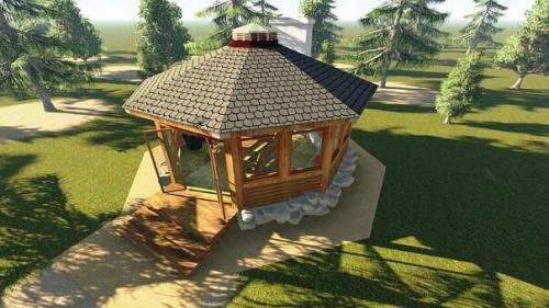 Индивидуальный проект беседки Релакс. 06