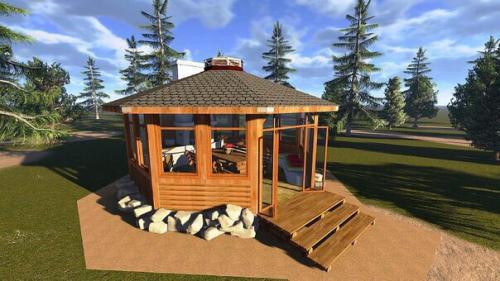 Индивидуальный проект беседки Релакс. 03