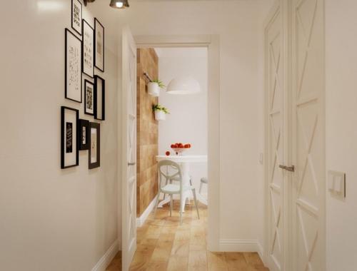 Однокомнатная квартира в скандинавском стиле, предназначенная для молодого холостяка. 08