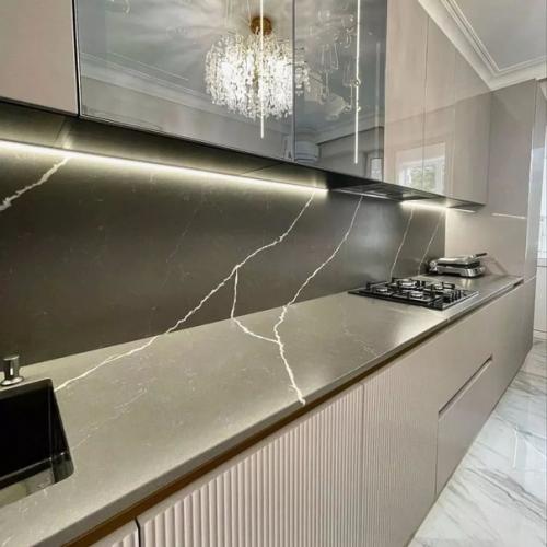 Какой утонченный интерьер кухни. 03