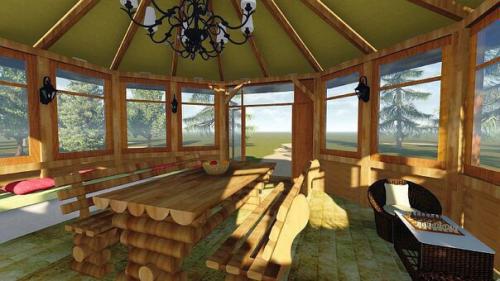 Индивидуальный проект беседки Релакс. 01