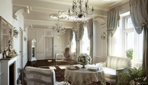 Классические стили дизайна интерьера: 07