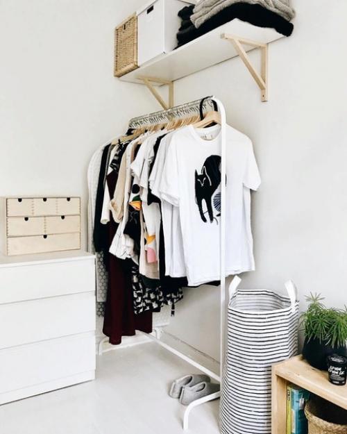 Где хранить вещи в маленькой спальне, если у вас нет гардеробной и большого шкафа! 03 Где хранить вещи в маленькой спальне, если у вас нет гардеробной и большого шкафа! 03