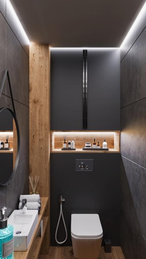 Ванная комната.  Площадь помещения 5, 25 кв. 04