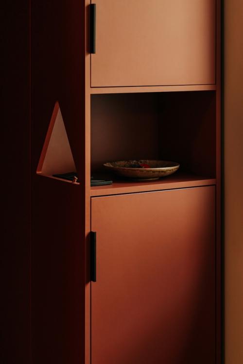 Современный интерьер студии площадью 27 кв. 05