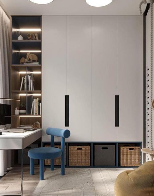 Ух, цветовое решение для детской, конечно, спорное. 02