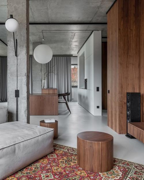 Дизайнер Юлия страпко завершила работу над интерьером квартиры площадью 82, 9 кв. 01