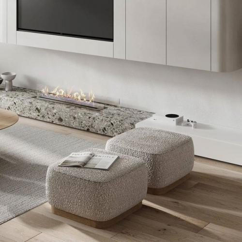 Кадры прихожей и кухни - гостиной в современном стиле. 09