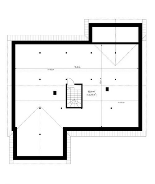 Эскизный проект стильного одноэтажного дома с гаражом. 05 Эскизный проект стильного одноэтажного дома с гаражом. 05