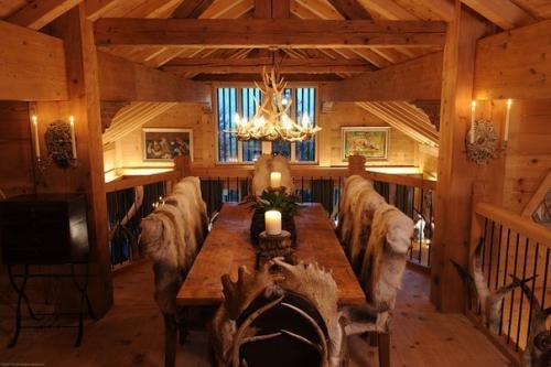 Интерьер старинного шале в Швейцарии. 04