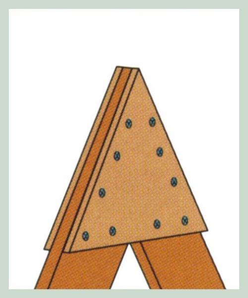 Простой а - рамный дом, краткое описание конструкции. 04