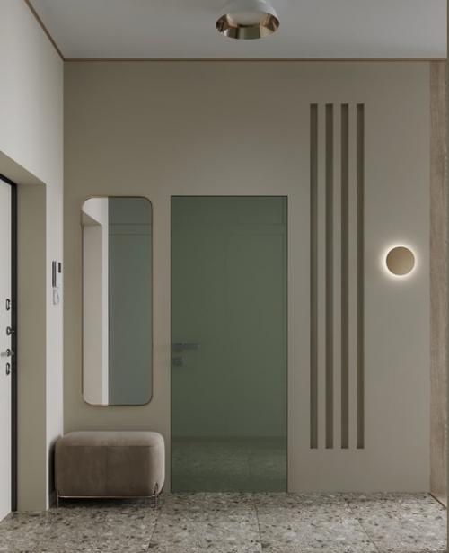 Эффектный интерьер кухни - гостиной с необычными деталями. 08