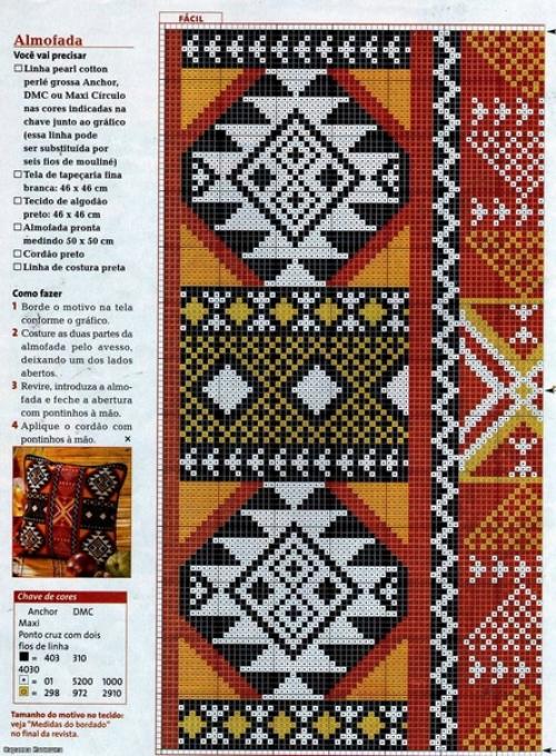 Диванная подушка в восточном стиле. 02