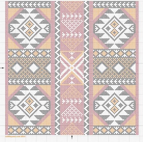 Диванная подушка в восточном стиле. 01