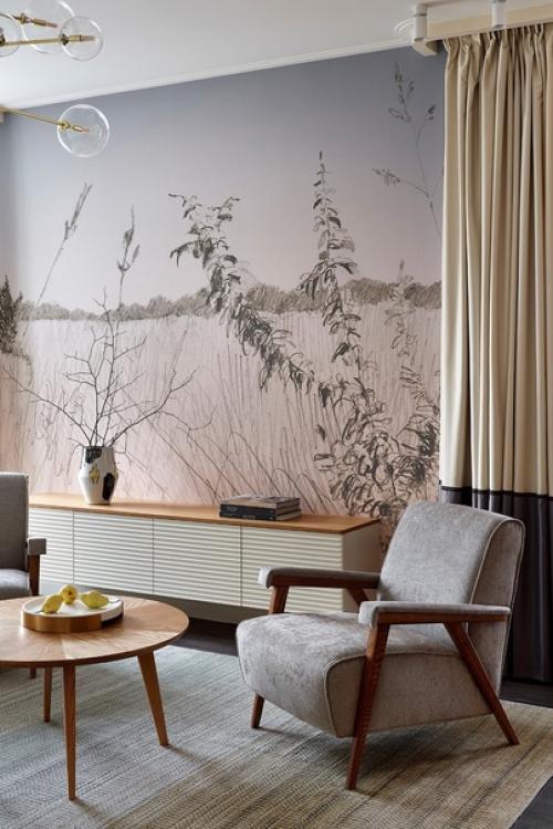 Очень красивая трехкомнатная квартира для родителей заказчицы. 02