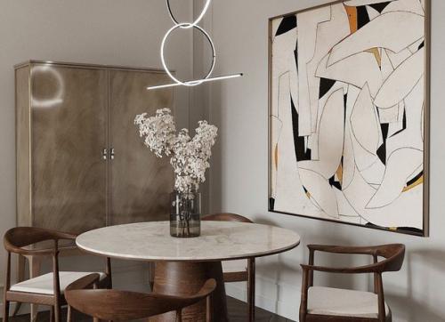 Гостиная и спальная комната в проекте Мирабад Авеню. 03