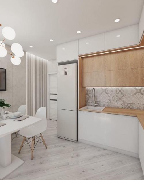 Один из самых простых и красивых интерьеров небольшой квартиры. 07