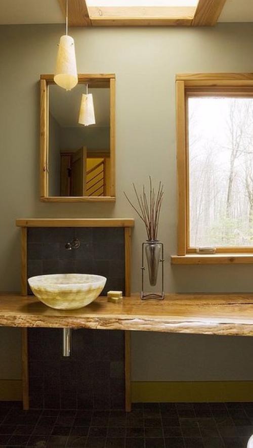 Дизайнеры ищут новые способы добавить в интерьер природного колорита. 05