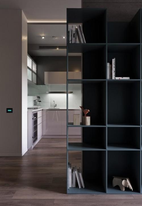 Строгий интерьер для молодой пары в Киеве (75 кв. 02