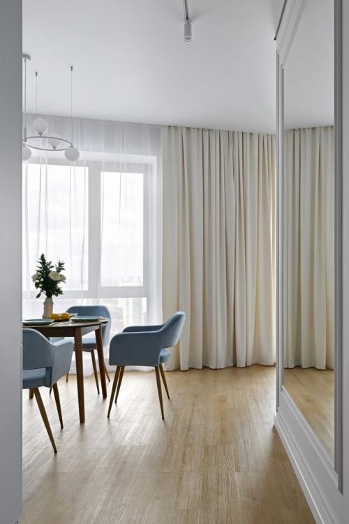 Нежный интерьер квартиры 37, 4 м 2 в Москве. 09