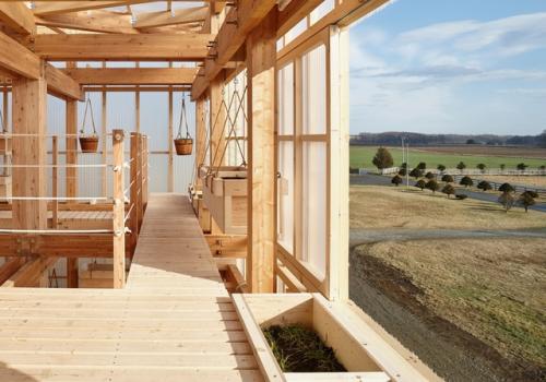 Деревянная Вертикальная Ферма в Японии. 02