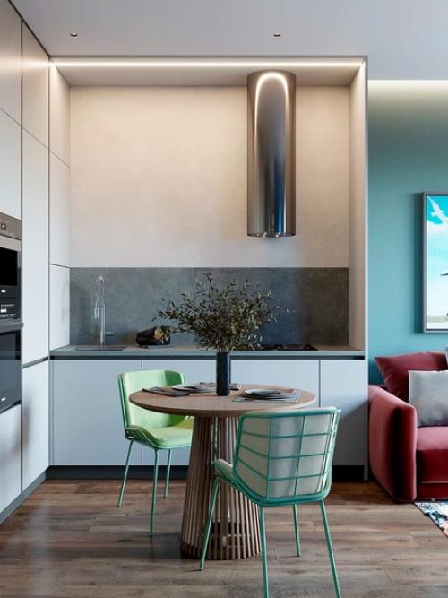 Интерьер квартиры - студии для девушки. 06