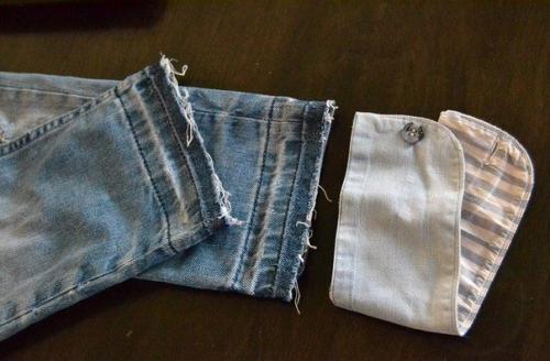 Как удлинить детские джинсы. 03
