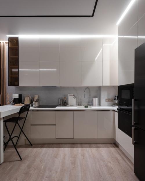 Интерьер квартиры - студии 42, 4 кв. 01