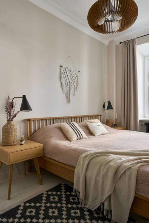 Дизайнер Анастасия Громова обновила интерьер двухкомнатной квартиры для молодой семейной пары. 06