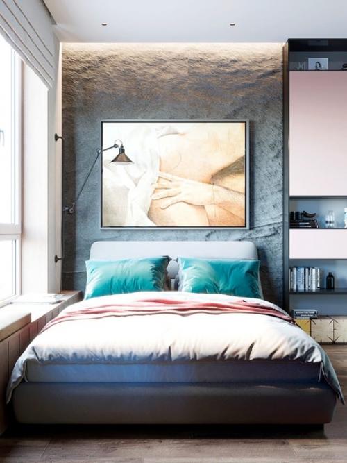 Интерьер квартиры - студии для девушки. 04