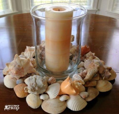 Красивый подсвечник Воспоминания о Море.