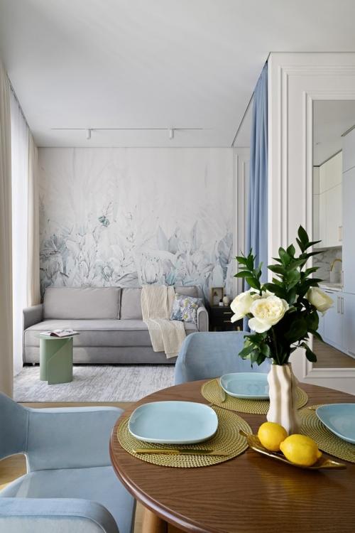 Нежный интерьер квартиры 37, 4 м 2 в Москве. 03