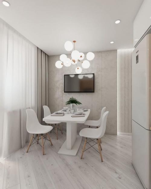 Один из самых простых и красивых интерьеров небольшой квартиры. 06