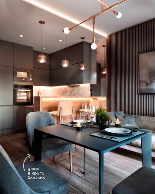 Теплый и минималистичный интерьер для семьи с ребенком. 02