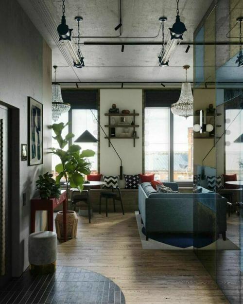 Яркая двухкомнатная квартира в Санкт-петербурге. 04