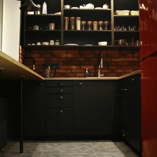 Стильная кухня в хрущевке. 02