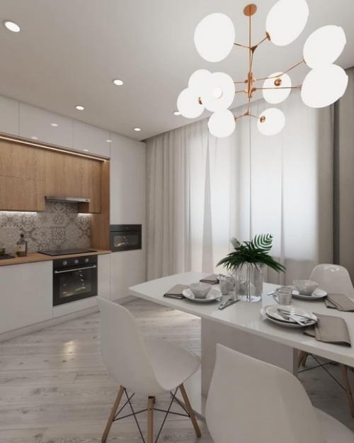 Один из самых простых и красивых интерьеров небольшой квартиры. 05