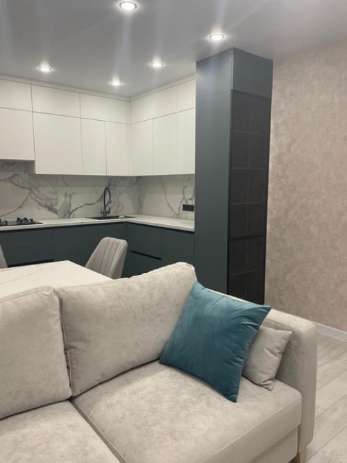 Оформление кухни гостиной. 06