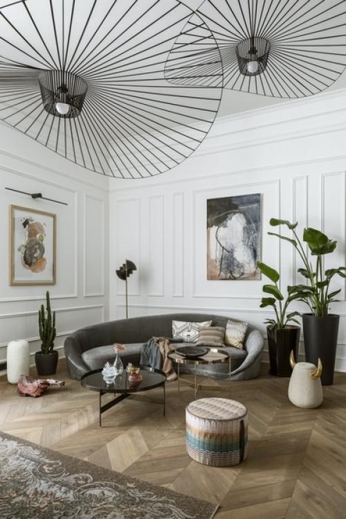 Элегантная небрежность: квартира 54 м в Варшаве. 01