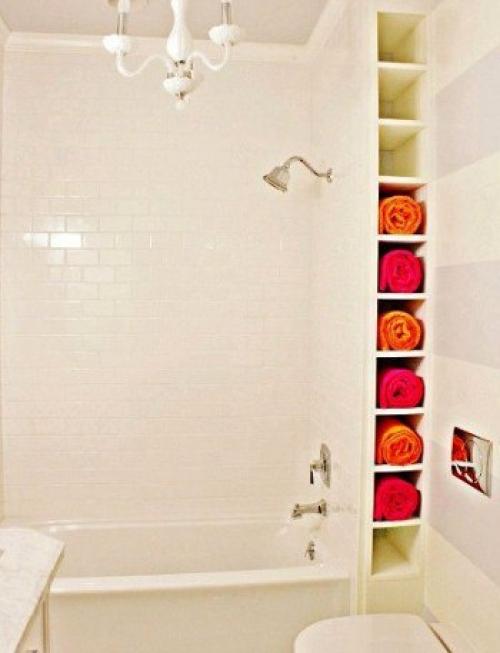 Интересные системы хранения в ванной комнате. 03