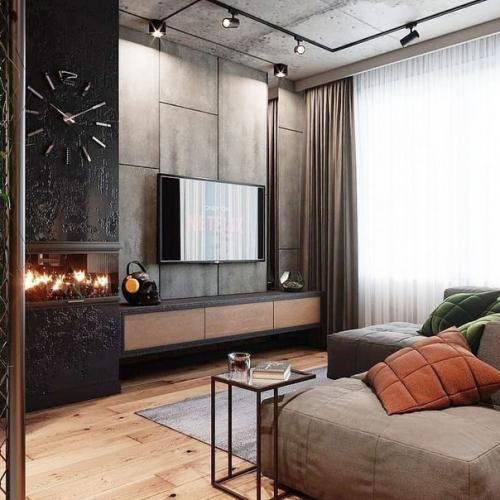 Харизматичный мужской лофт в однушке. 04